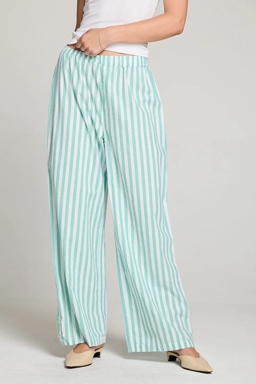 Leeee Aloe Stripe Trousers sold by Chaser product image thumbnail 5