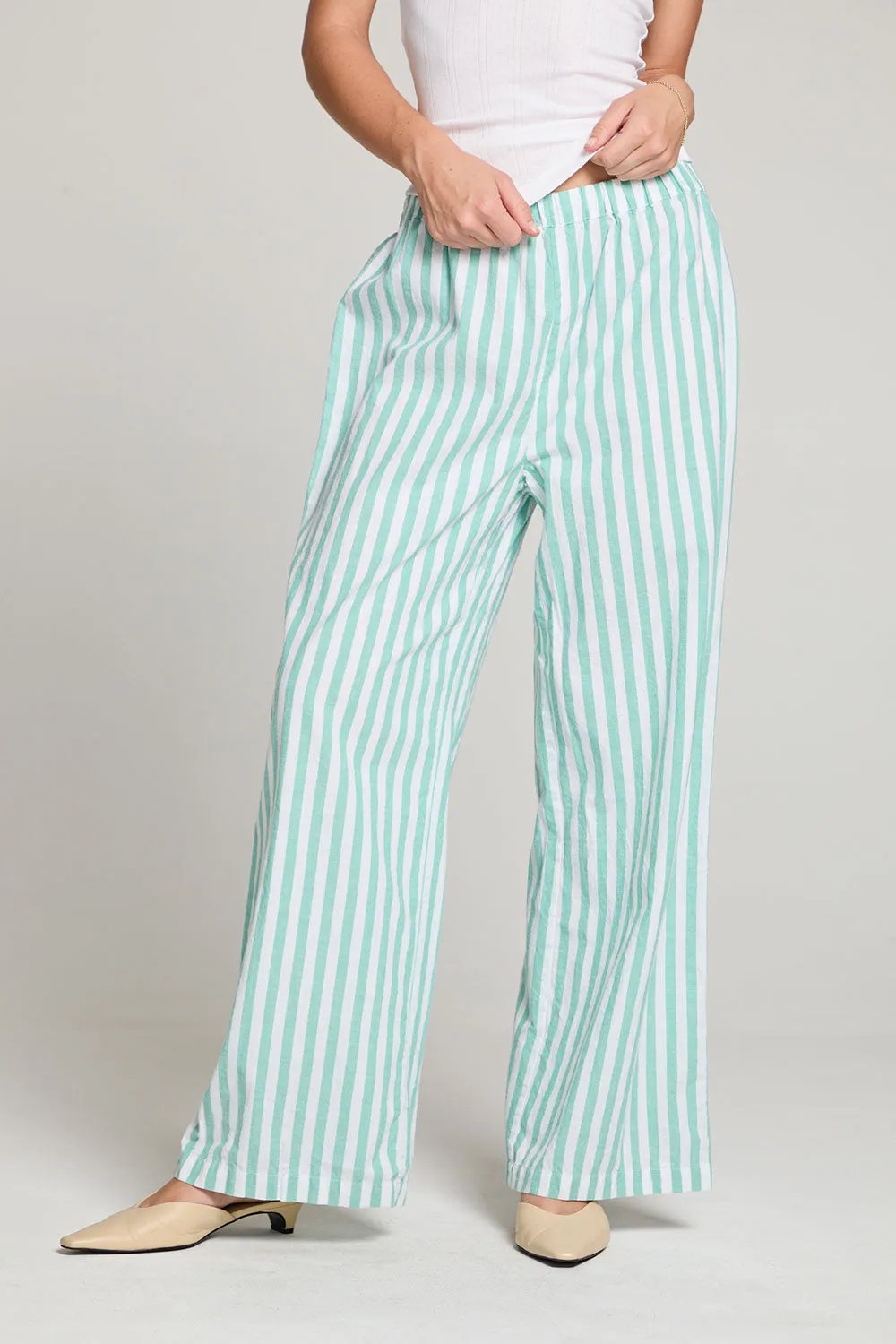 Leeee Aloe Stripe Trousers sold by Chaser product image thumbnail 2