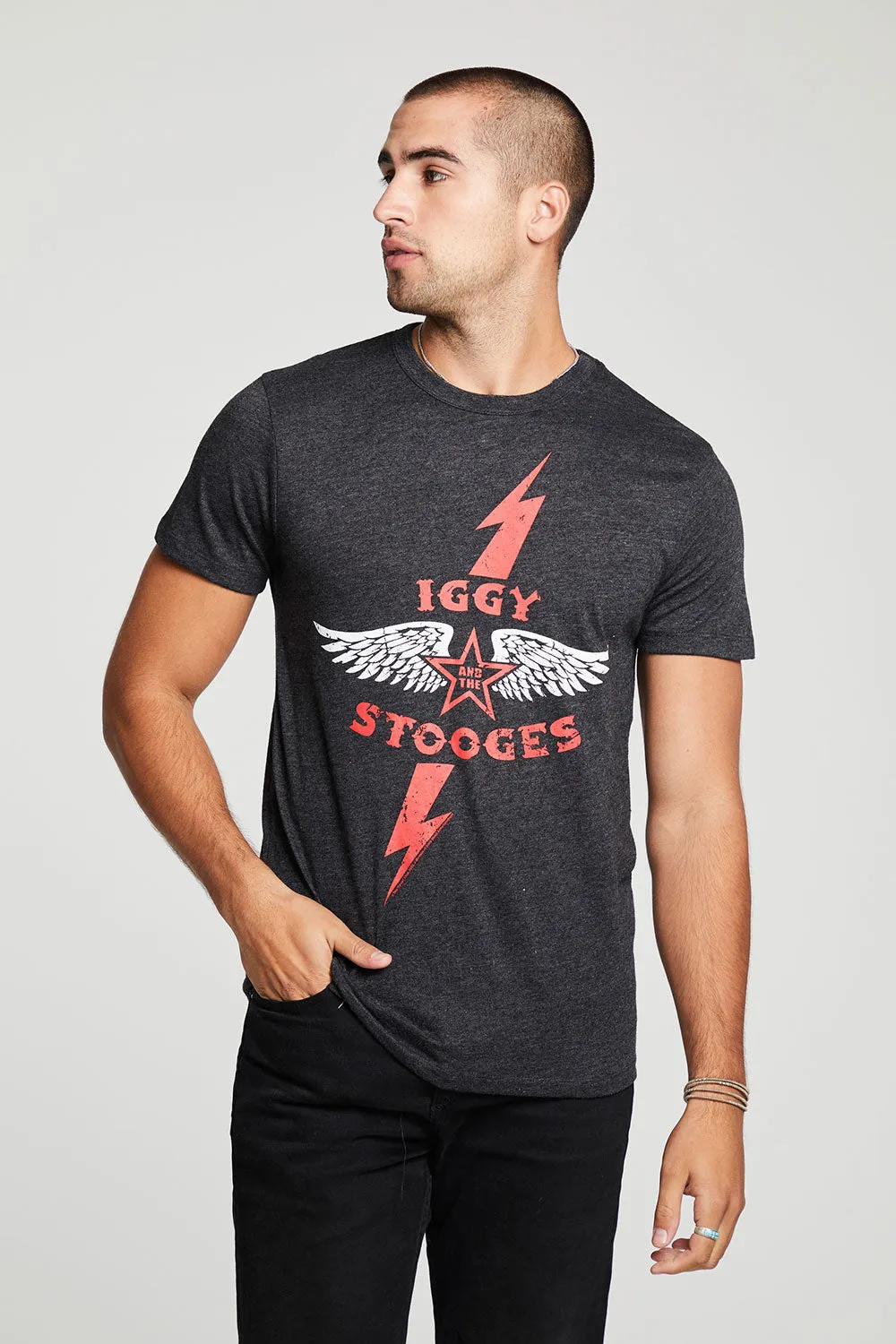 Iggy Pop The Stooges Mens Tee sold by Chaser