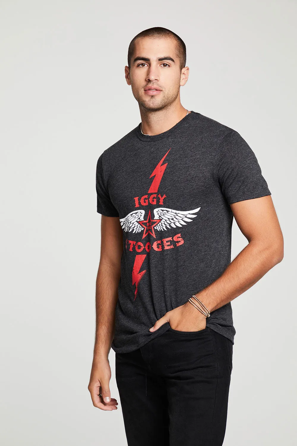 Iggy Pop The Stooges Mens Tee sold by Chaser product image thumbnail 2