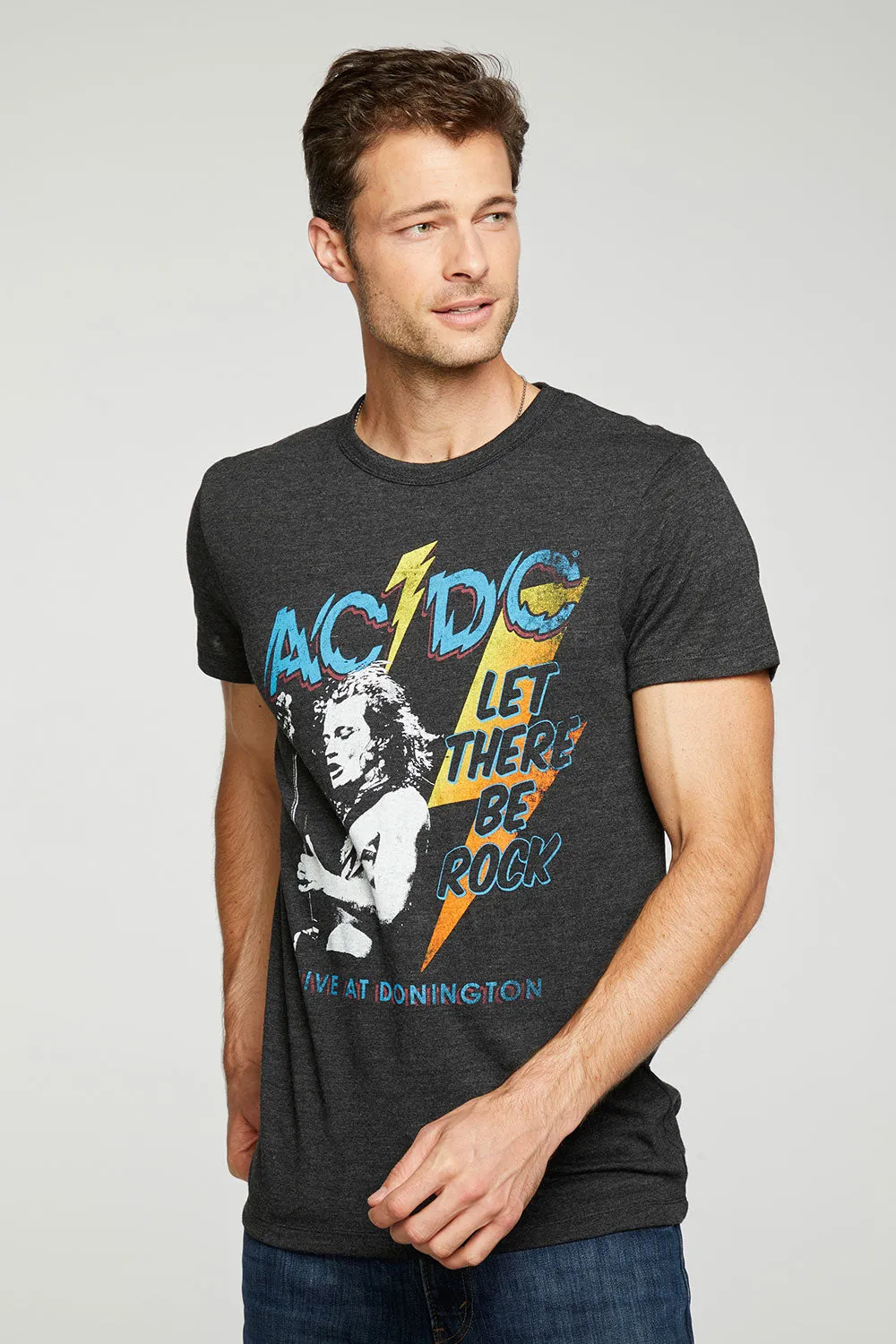 AC/DC Live At Donington Mens Tee sold by Chaser product image thumbnail 2