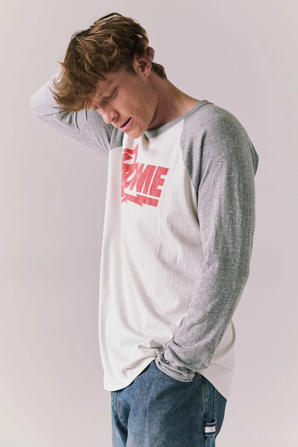 David Bowie Classic Bowie Mens Raglan Baseball Tee sold by Chaser product image thumbnail 3