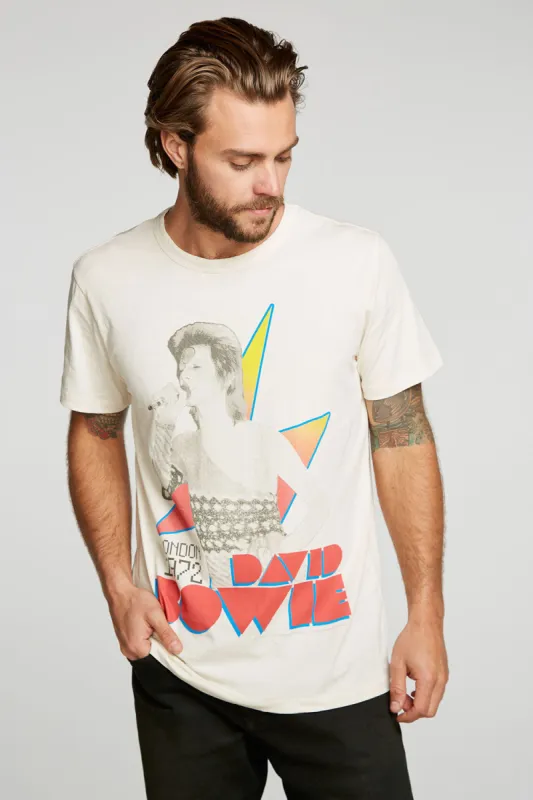 David Bowie London 1972 Mens Tee sold by Chaser