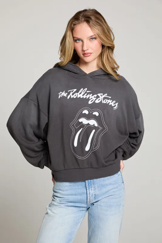 The Rolling Stones Stitched Tongue Logo Pullover Hoodie sold by Chaser