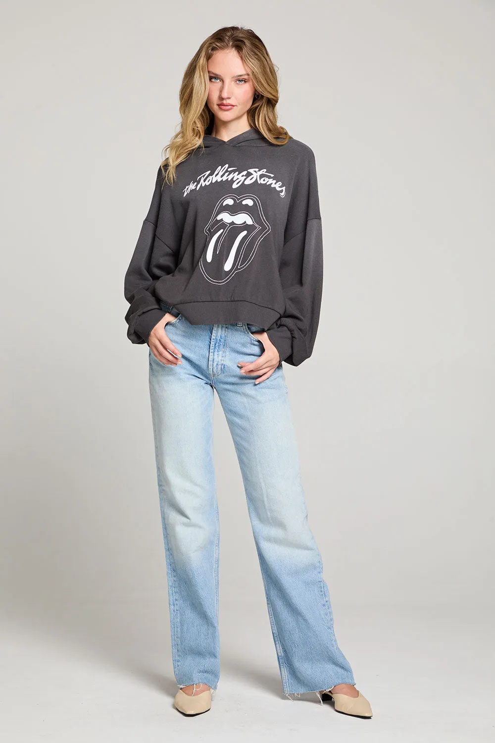 The Rolling Stones Stitched Tongue Logo Pullover Hoodie sold by Chaser product image thumbnail 5