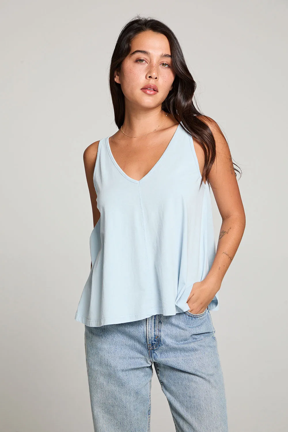 Clearise Skyway Blue Tank sold by Chaser product image thumbnail 4