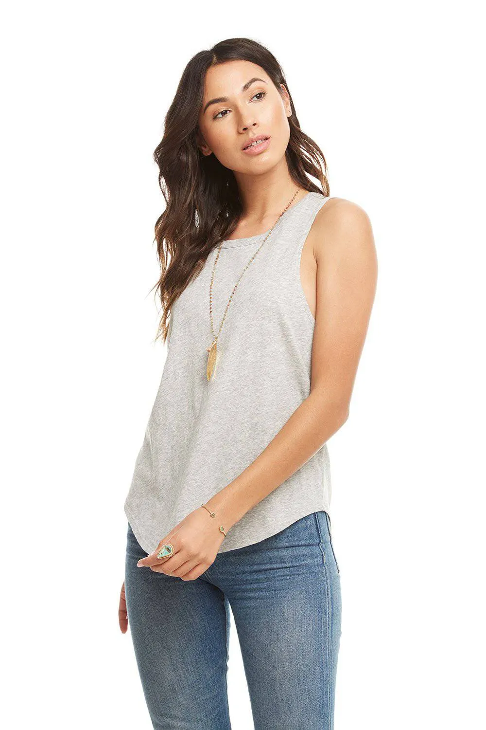 Cotton Basics Seamed Muscle Tank sold by Chaser product image thumbnail 2
