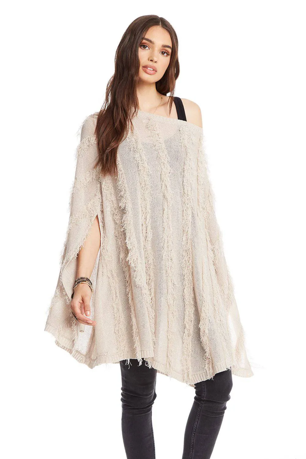 Side Slit Poncho sold by Chaser product image thumbnail 2