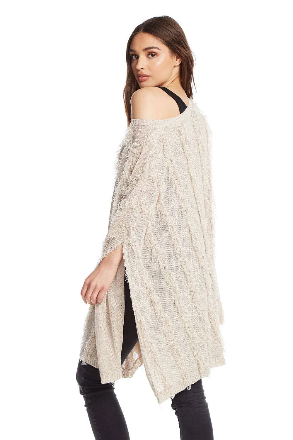 Side Slit Poncho sold by Chaser product image thumbnail 5