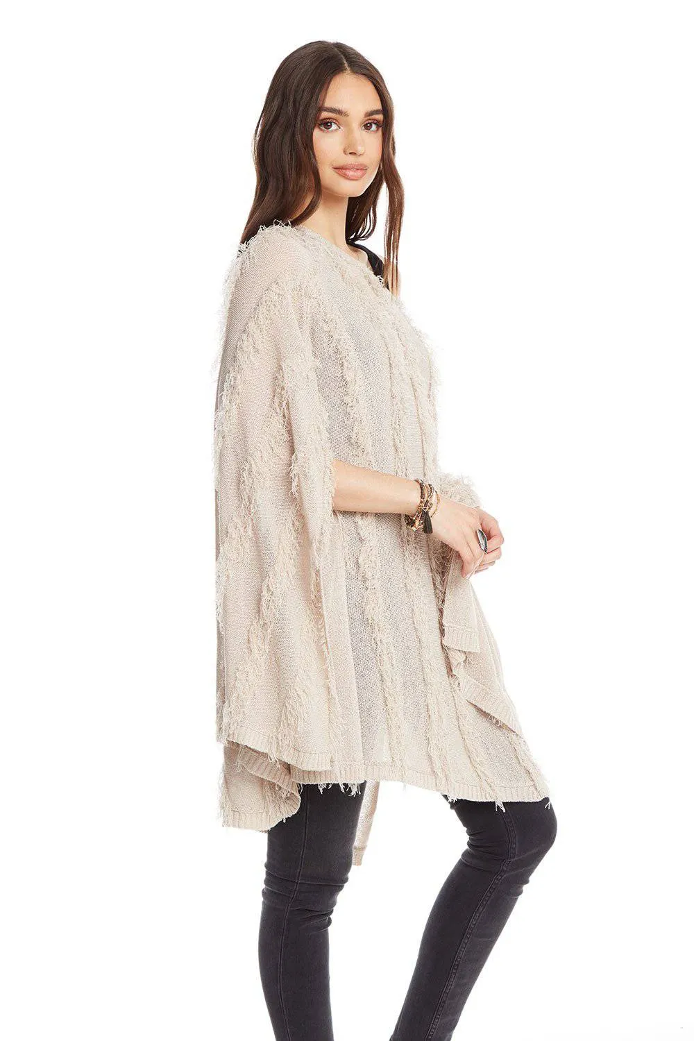 Side Slit Poncho sold by Chaser product image thumbnail 4