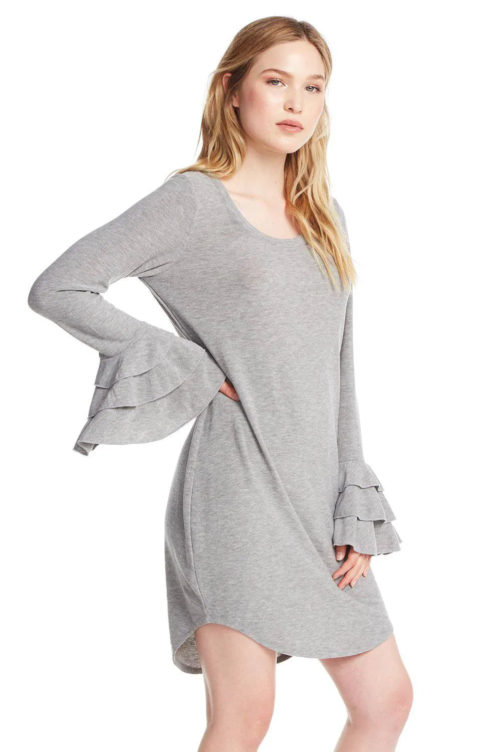 Cozy Knit Shirttail Dress sold by Chaser product image thumbnail 3
