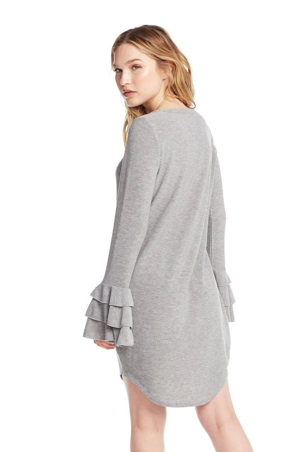 Cozy Knit Shirttail Dress sold by Chaser product image thumbnail 5