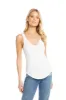 Vintage Rib Slit V-Neck Scoop Back Shirttail Tank sold by Chaser