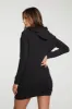 Recycled Bliss Knit Long Sleeve Hooded Dress sold by Chaser