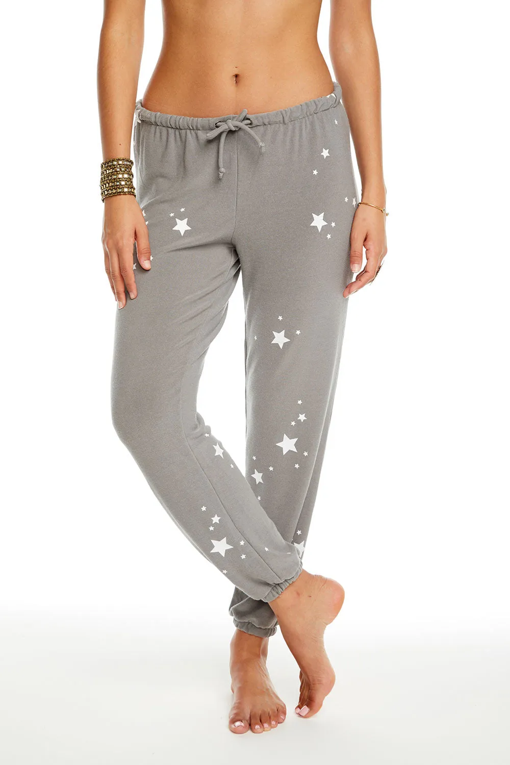 White Stars Joggers sold by Chaser