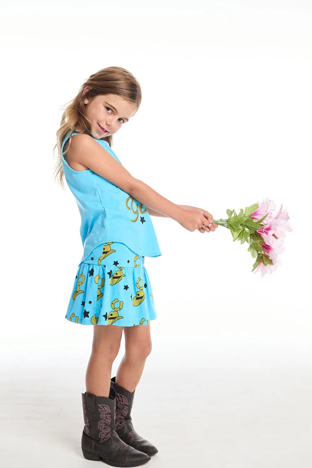 Let’s Go Girls Shirttail Muscle Tee sold by Chaser product image thumbnail 5