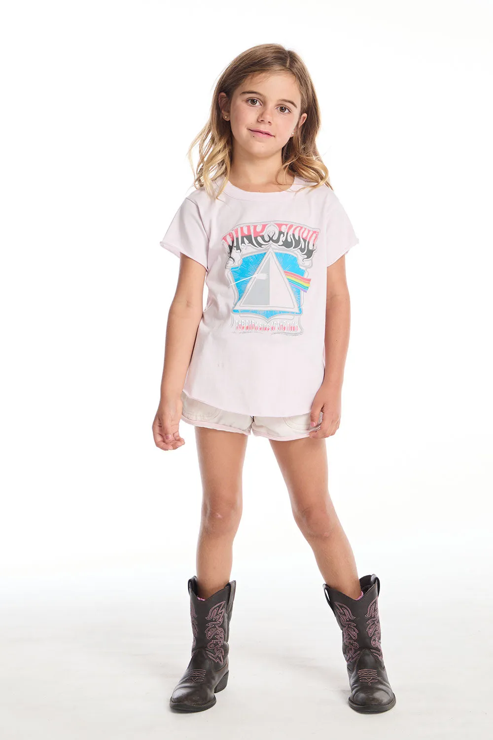 Pink Floyd The Dark Side of the Moon Girls Shirttail Tee sold by Chaser product image thumbnail 4