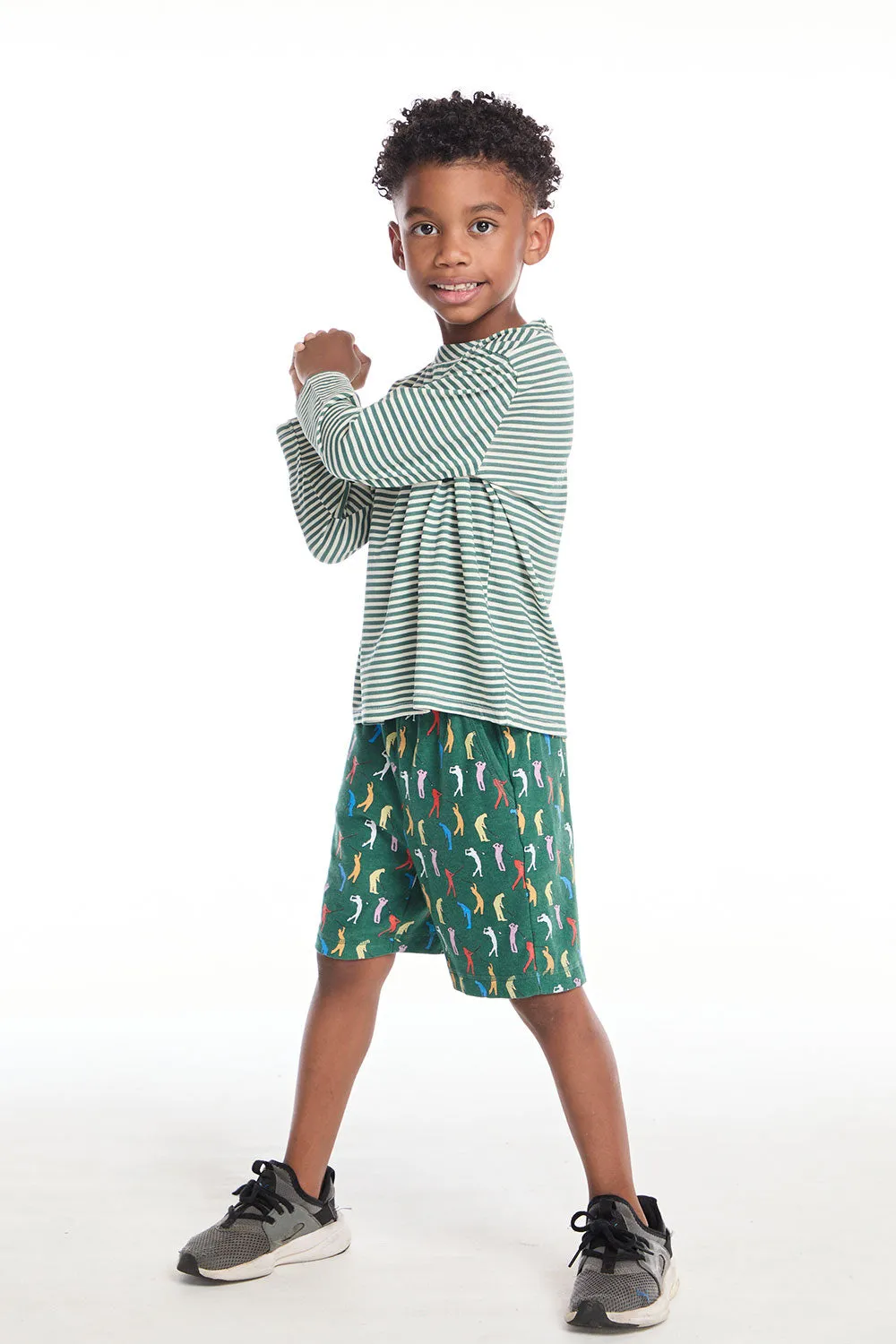 Allover Golfers Boys Shorts sold by Chaser product image thumbnail 5