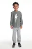 Scribble Bolt Boys Long Sleeves sold by Chaser