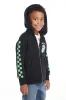 Rolling Stones Checkered Tongue Logo Zip Up Boys Hoodie sold by Chaser