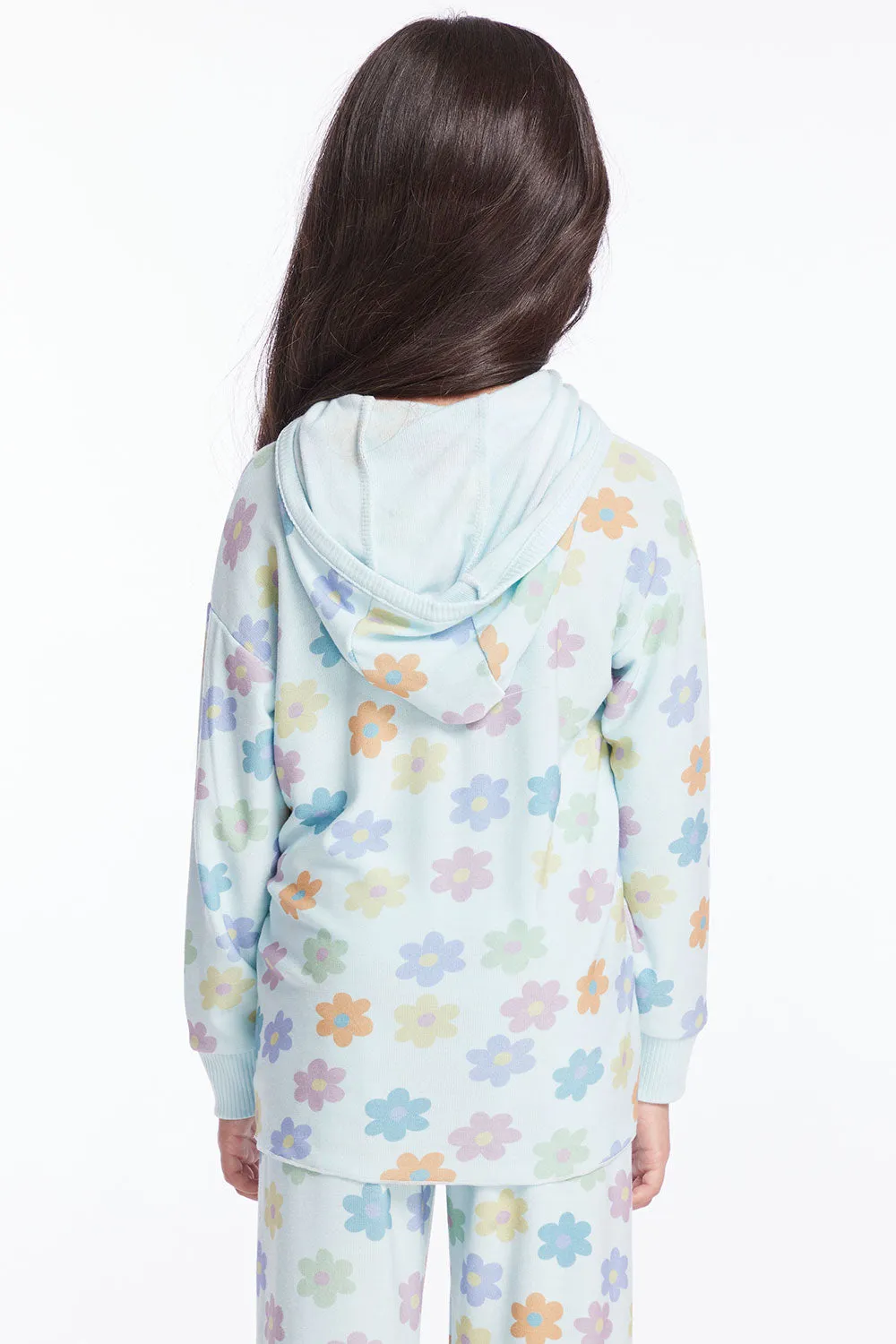 Colorful Daisies Girls Pullover Hoodie sold by Chaser product image thumbnail 4
