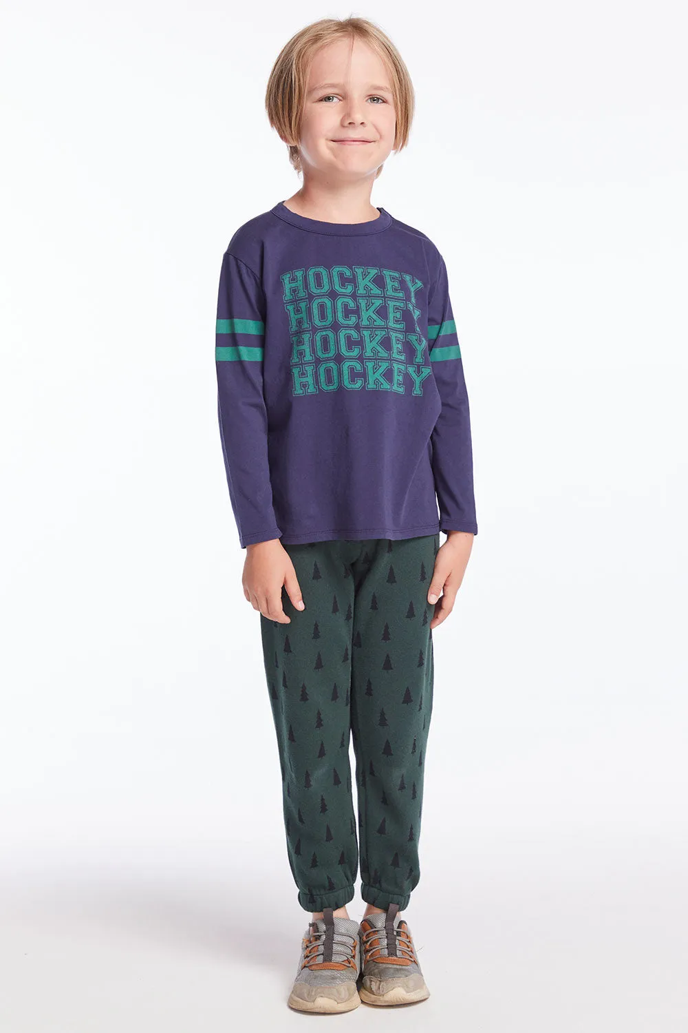 Hockey Boys Long Sleeve sold by Chaser product image thumbnail 4