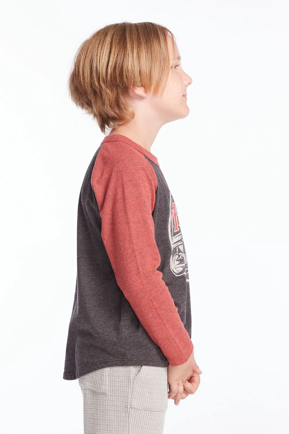 Vintage Rider Boys Baseball Tee sold by Chaser product image thumbnail 2