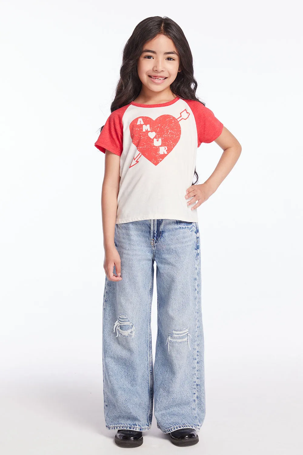 Amour Girls Tee sold by Chaser product image thumbnail 5