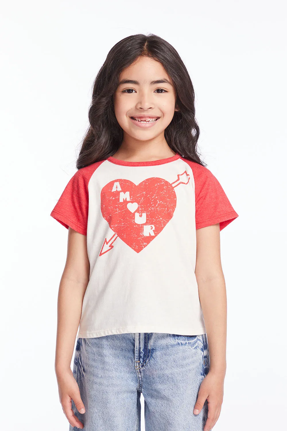 Amour Girls Tee sold by Chaser product image thumbnail 2