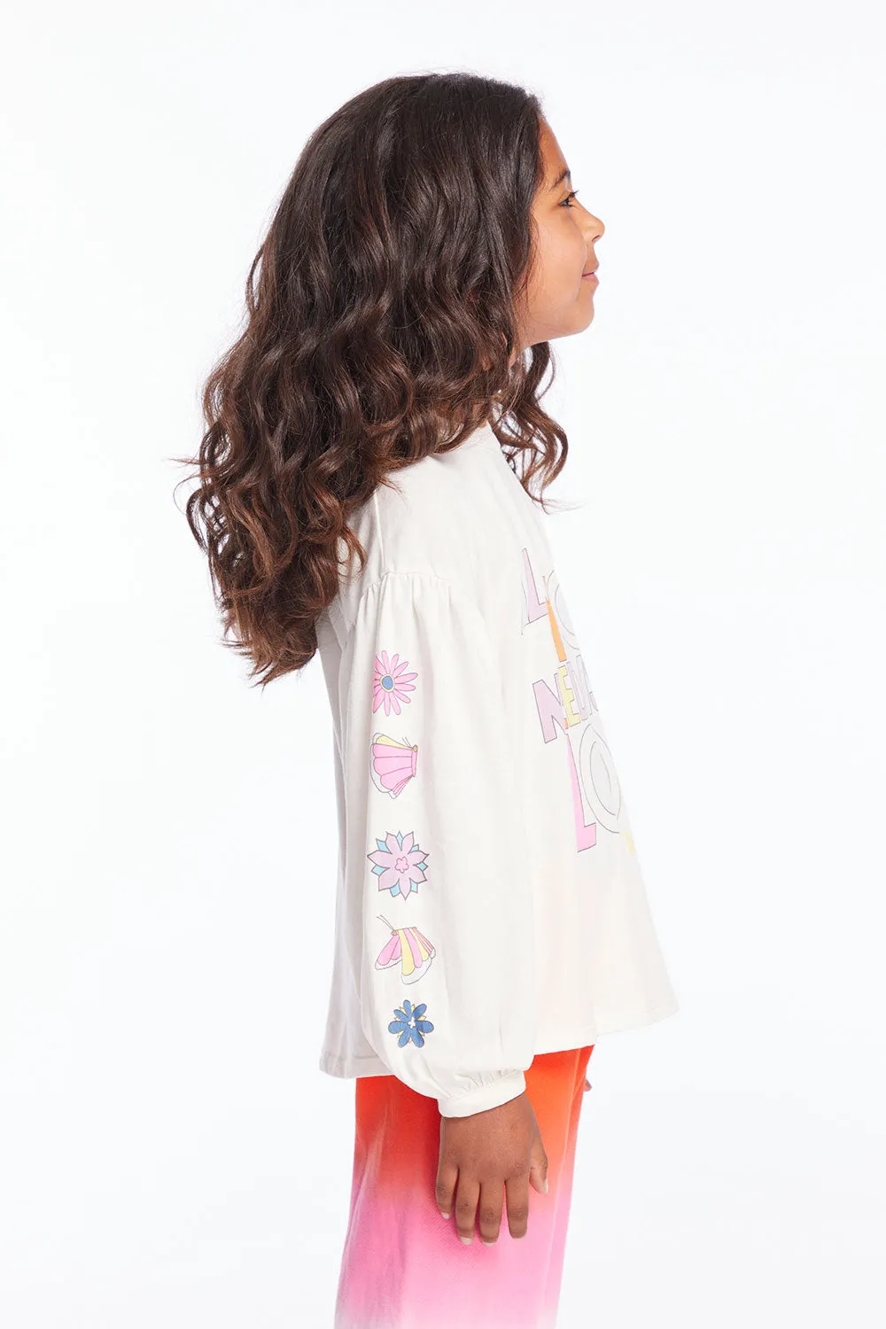 The Beatles Love Collage Girls Long Sleeve sold by Chaser product image thumbnail 3