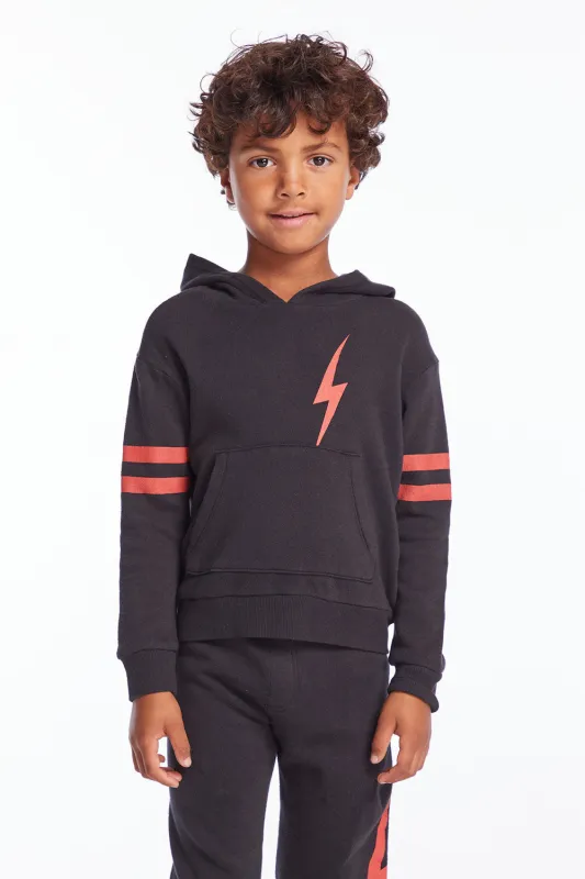 Red Bolt Boys Pullover Hoodie sold by Chaser