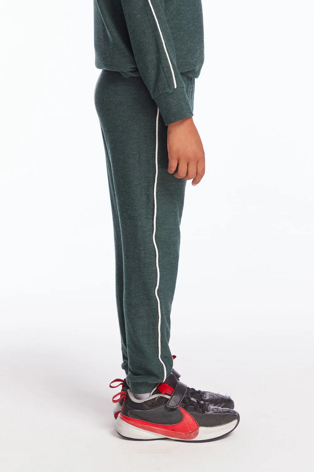 Boys Forest Pine Track Pant with Piping sold by Chaser product image thumbnail 2
