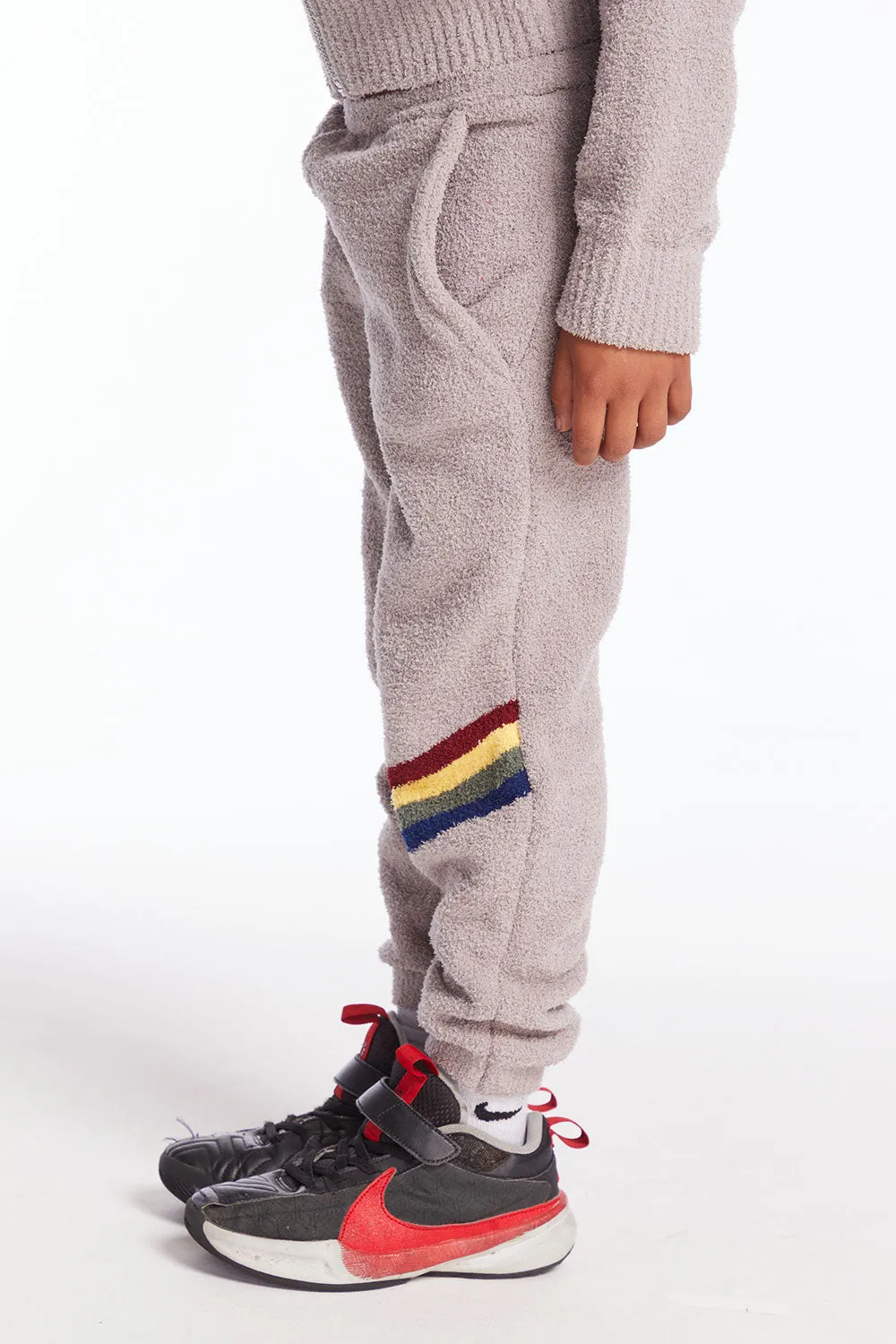 Boys Heather Grey Lounge Pant with Pocket sold by Chaser product image thumbnail 2