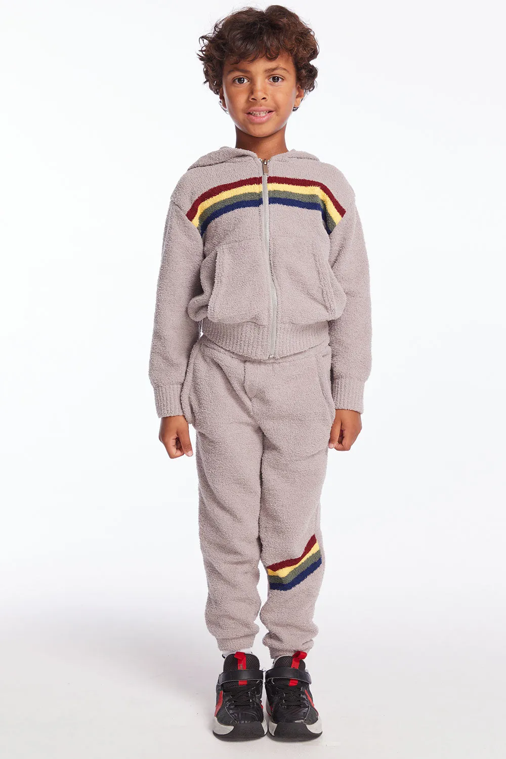 Boys Heather Grey Lounge Pant with Pocket sold by Chaser product image thumbnail 4