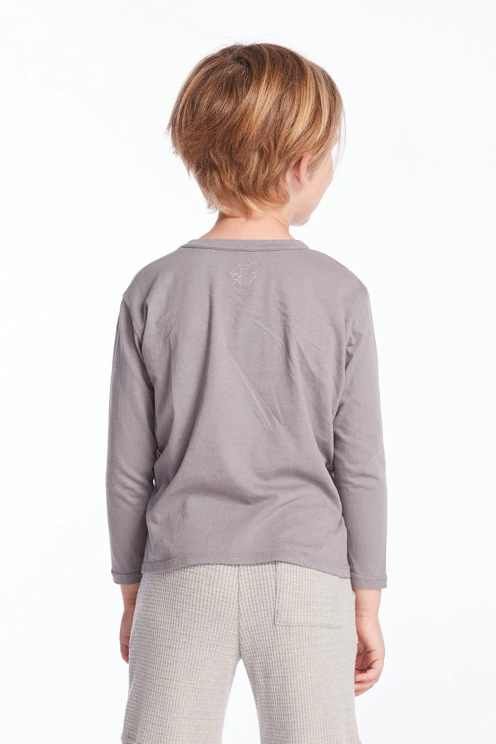 Snow Goggle Smile Boys Long Sleeve sold by Chaser product image thumbnail 3