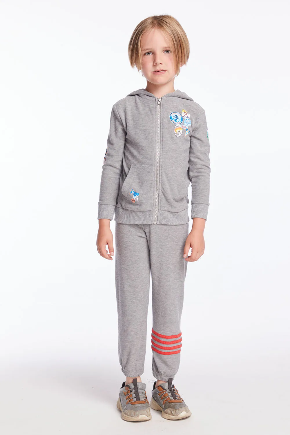 Boys Crimson Strapping Joggers sold by Chaser product image thumbnail 4