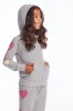 Multi Hearts Girls Zip Up Hoodie sold by Chaser
