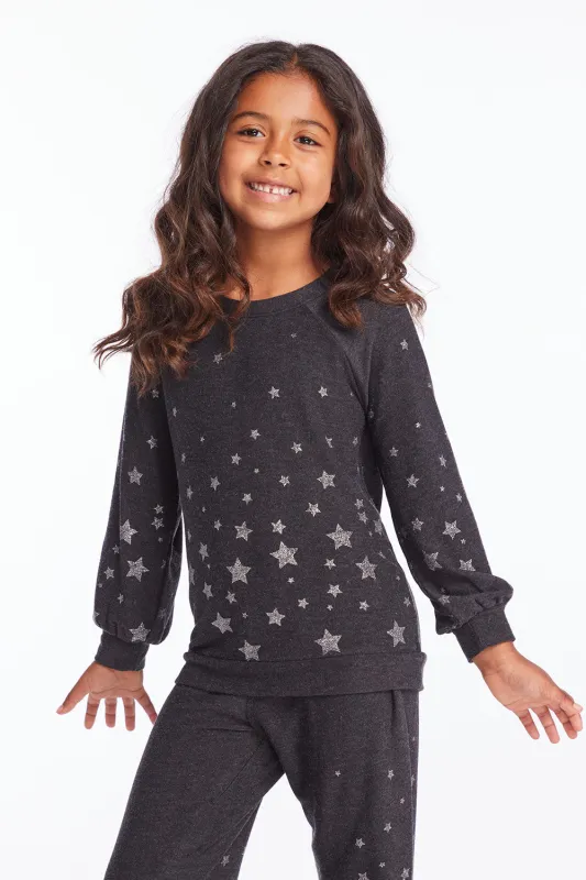 Starry Night Girls Pullover sold by Chaser
