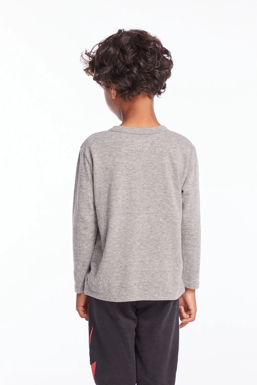 Dinosaur Santa Boys Long Sleeve sold by Chaser product image thumbnail 3