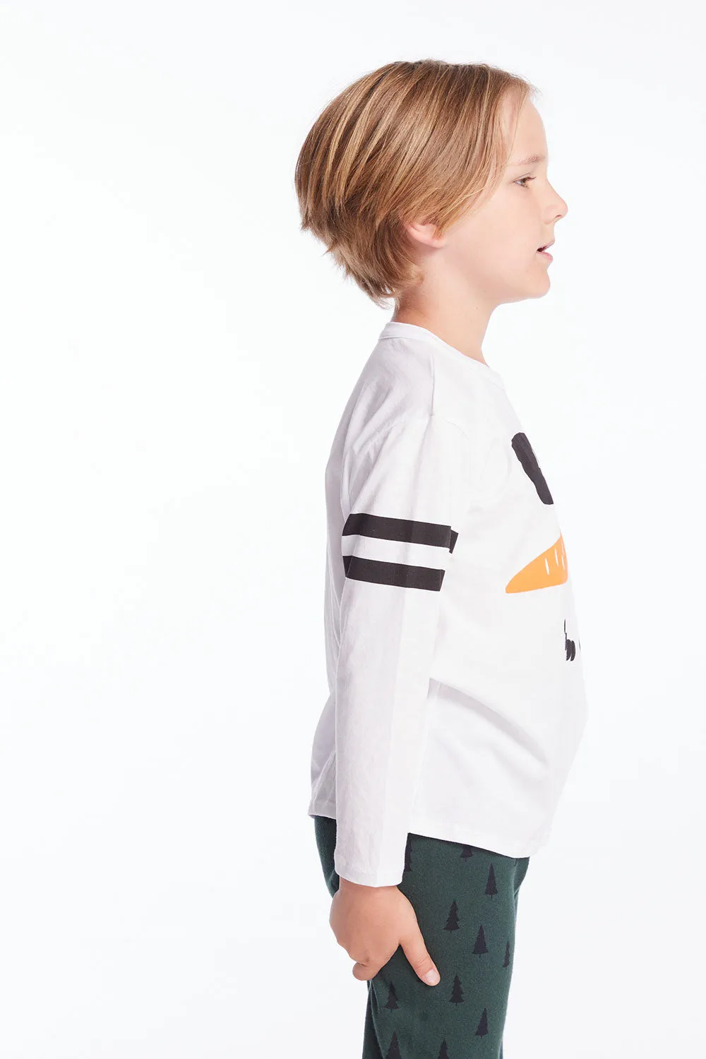 Chill Snowman Boys Cloud Jersey Long Sleeve sold by Chaser product image thumbnail 2
