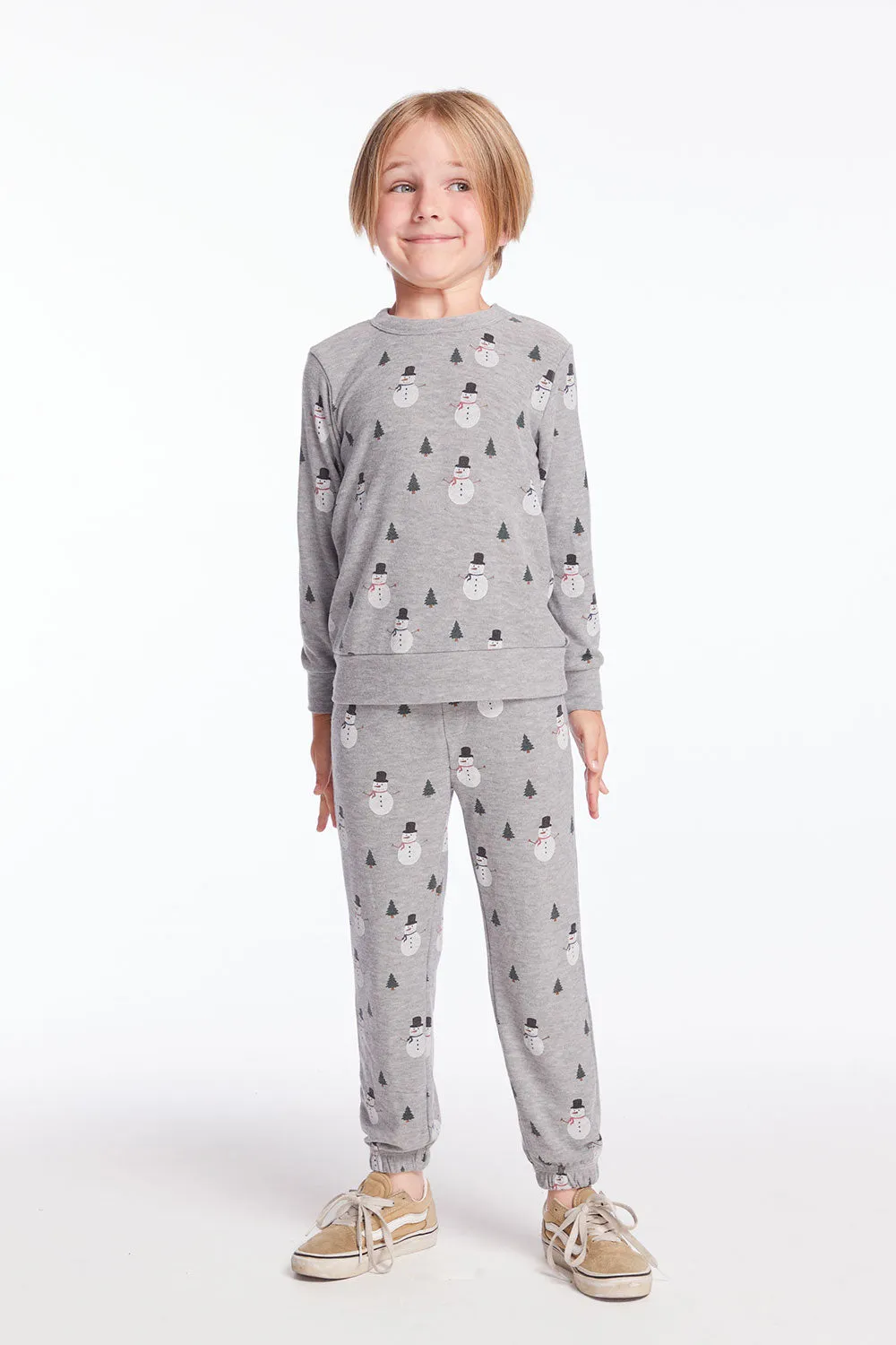 Snow Daze Boys Joggers sold by Chaser product image thumbnail 4