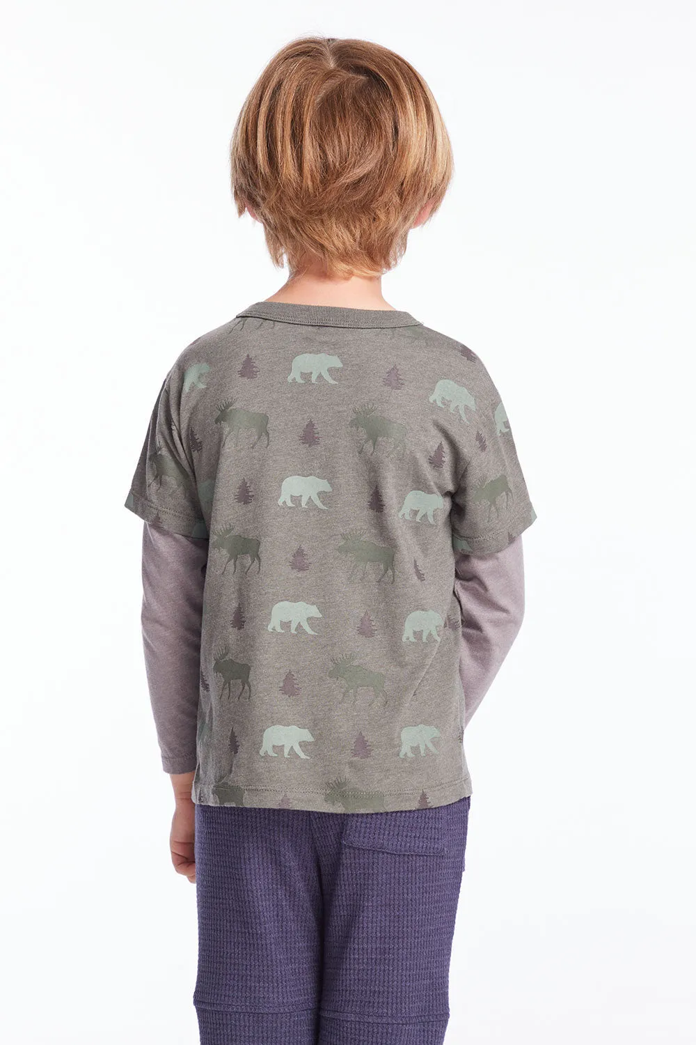 Bear & Moose Boys Long Sleeve sold by Chaser product image thumbnail 3