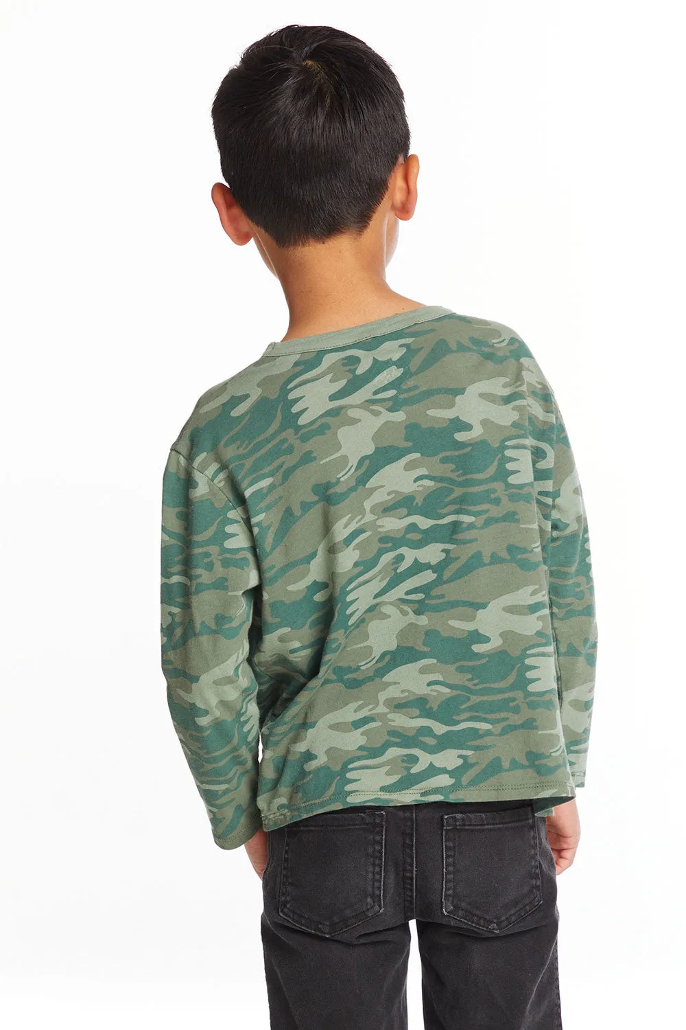 Chill Out Boys Long Sleeve Crew Neck Tee sold by Chaser product image thumbnail 2