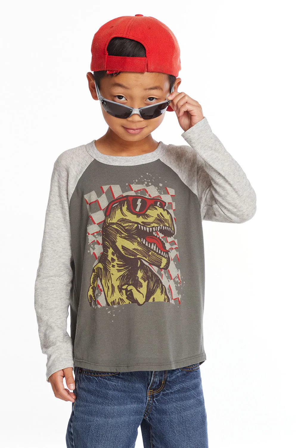 Cool Dino Boys Long Sleeve Tee sold by Chaser product image thumbnail 2