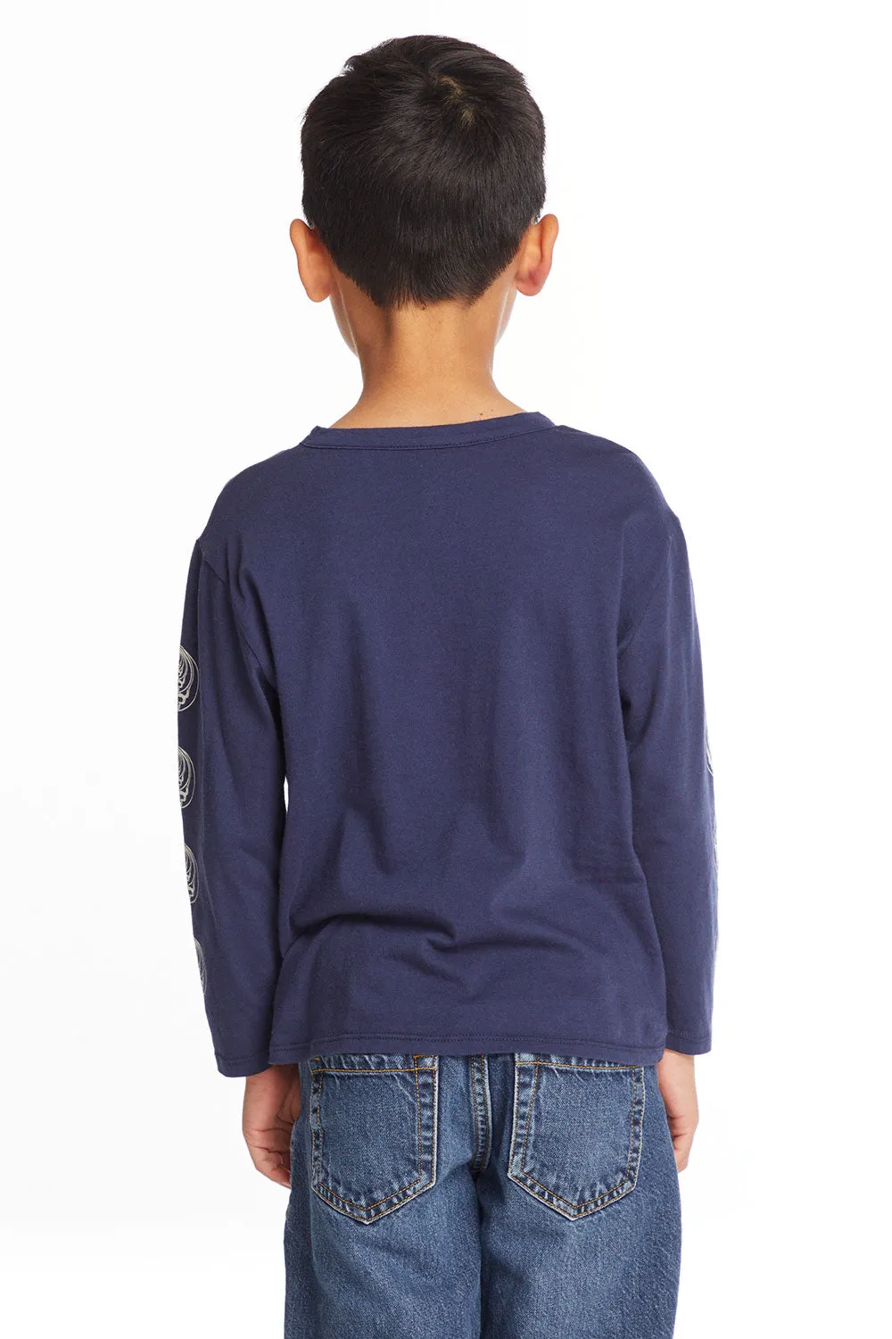 Grateful Dead Multi Steal Your Face Boys Long Sleeve Crew Neck Tee sold by Chaser product image thumbnail 2