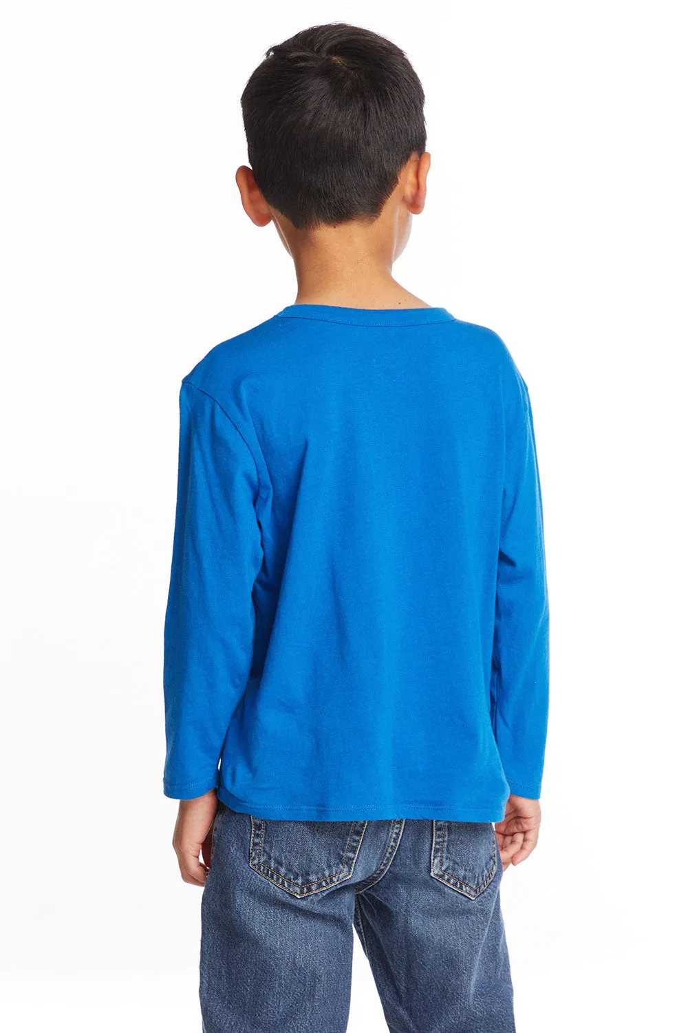 Whats Poppin' Boys Long Sleeve Crew Neck Tee sold by Chaser product image thumbnail 2
