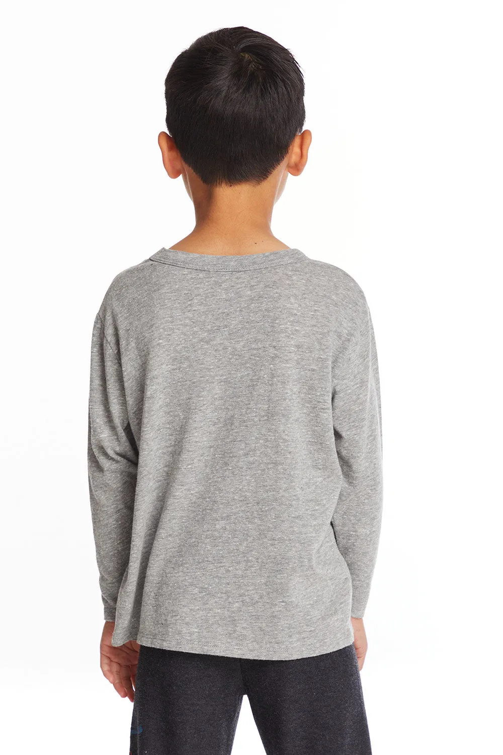 Rocketships Boys Long Sleeve Crew Neck Tee sold by Chaser product image thumbnail 2