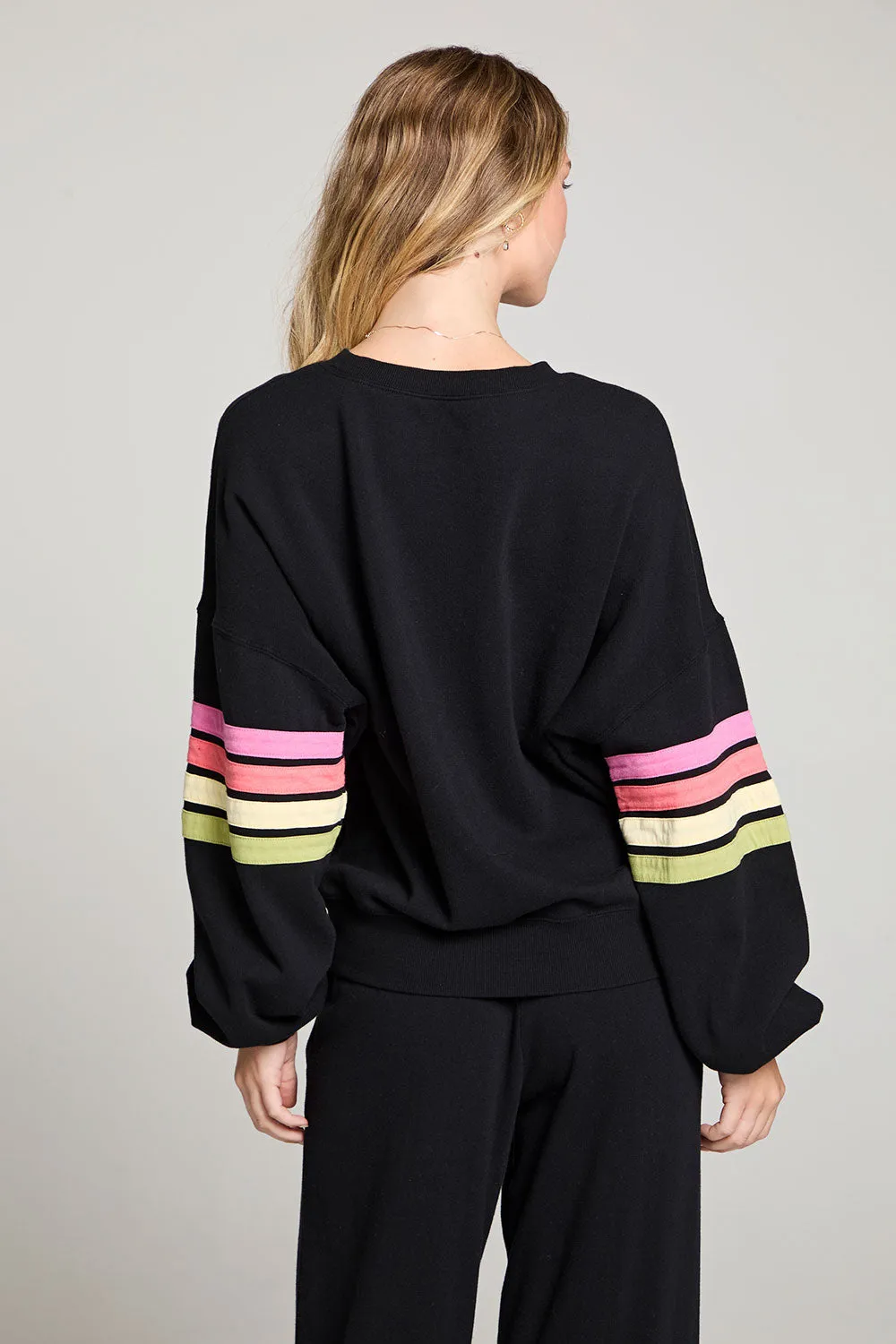 Rainbow Strappings Long Sleeve Pullover sold by Chaser product image thumbnail 3