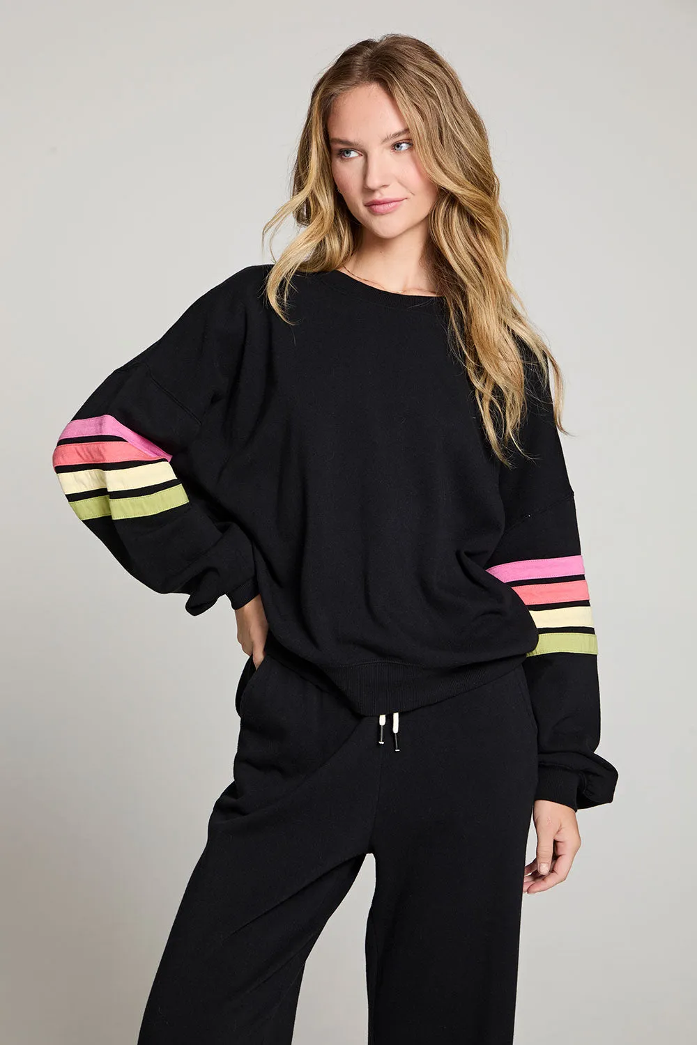 Rainbow Strappings Long Sleeve Pullover sold by Chaser product image thumbnail 4