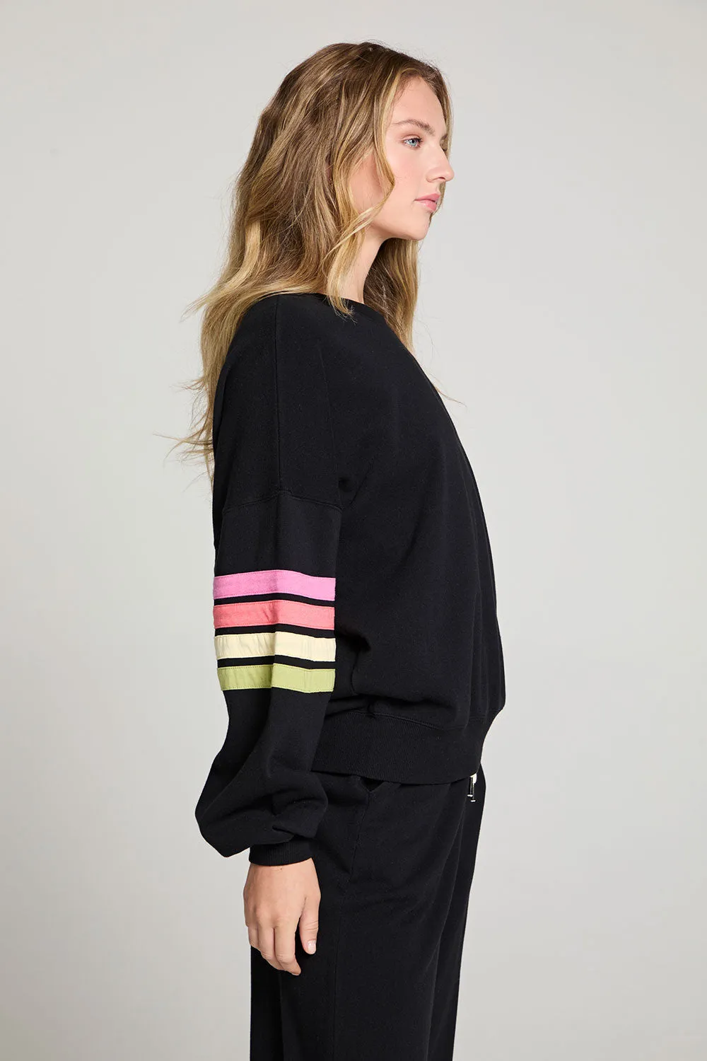 Rainbow Strappings Long Sleeve Pullover sold by Chaser product image thumbnail 5